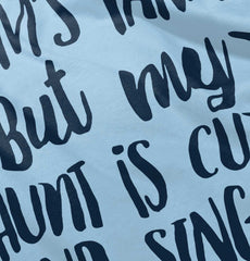 Aunt is Single Romper Bodysuit-Direct To Garment Print-Brisco Baby