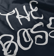 The Boss Infant Toddler T Shirt-Direct To Garment Print-Brisco Baby