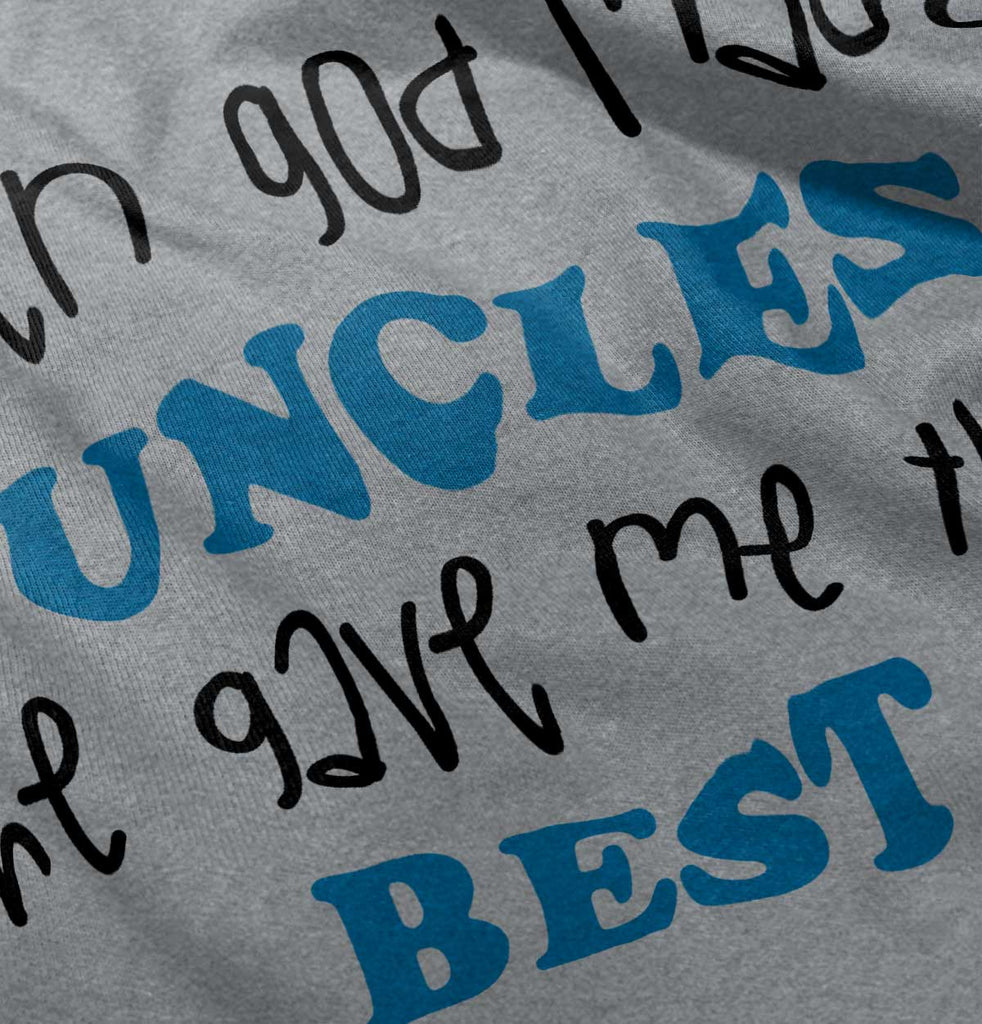 When God Made Uncles Infant Toddler T Shirt-Direct To Garment Print-Brisco Baby