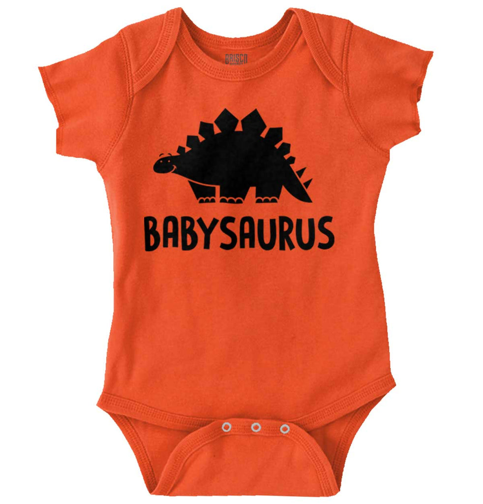 Babysaurus Romper Bodysuit-Direct To Garment Print-Brisco Baby