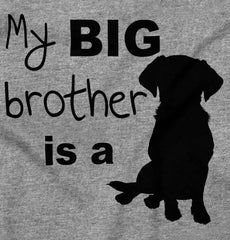 Brother is a Dog Infant Toddler T Shirt-Direct To Garment Print-Brisco Baby