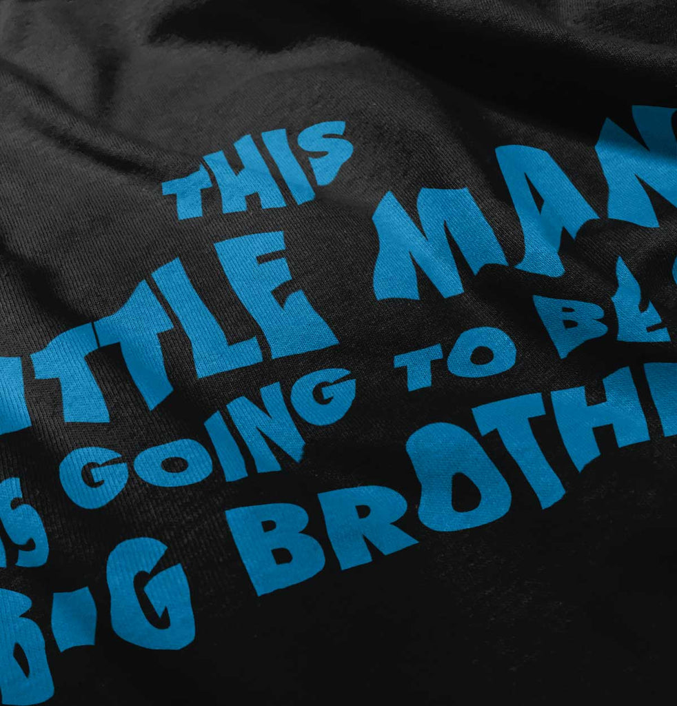 Little Man Going To Be Big Brother Infant Baby Bib-Direct To Garment Print-Brisco Baby