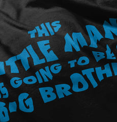 Little Man Going To Be Big Brother Infant Baby Bib-Direct To Garment Print-Brisco Baby