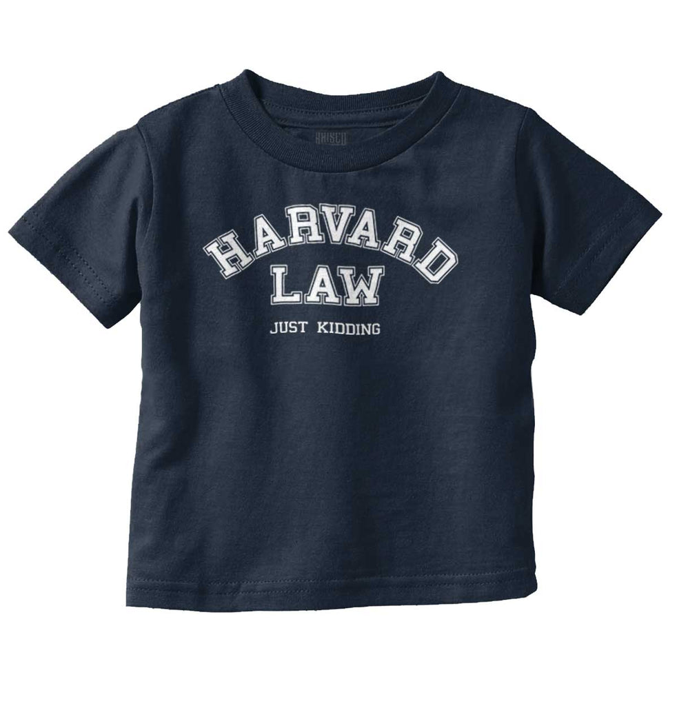 Harvard Law Infant Toddler T Shirt-Direct To Garment Print-Brisco Baby
