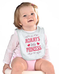 Little Princess Infant Baby Bib-Direct To Garment Print-Brisco Baby