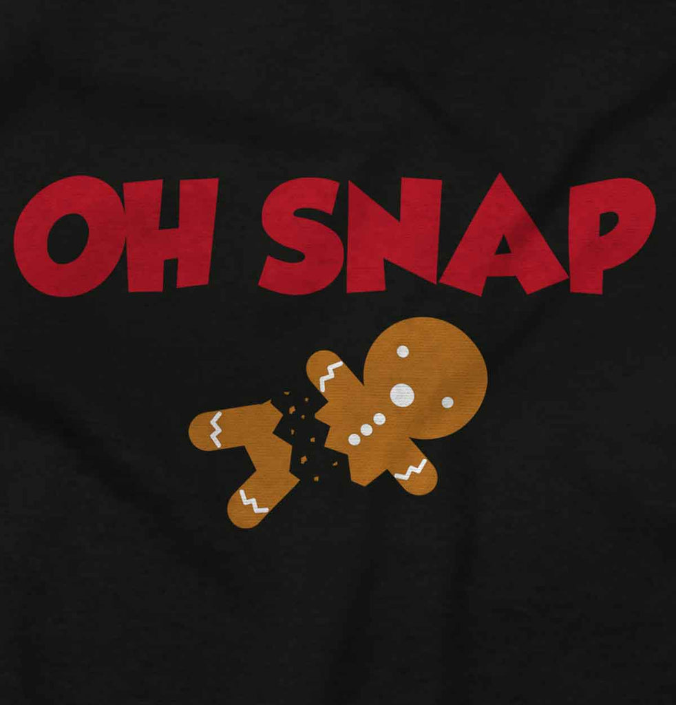 Oh Snap Gingerbread Infant Baby Bib-Direct To Garment Print-Brisco Baby