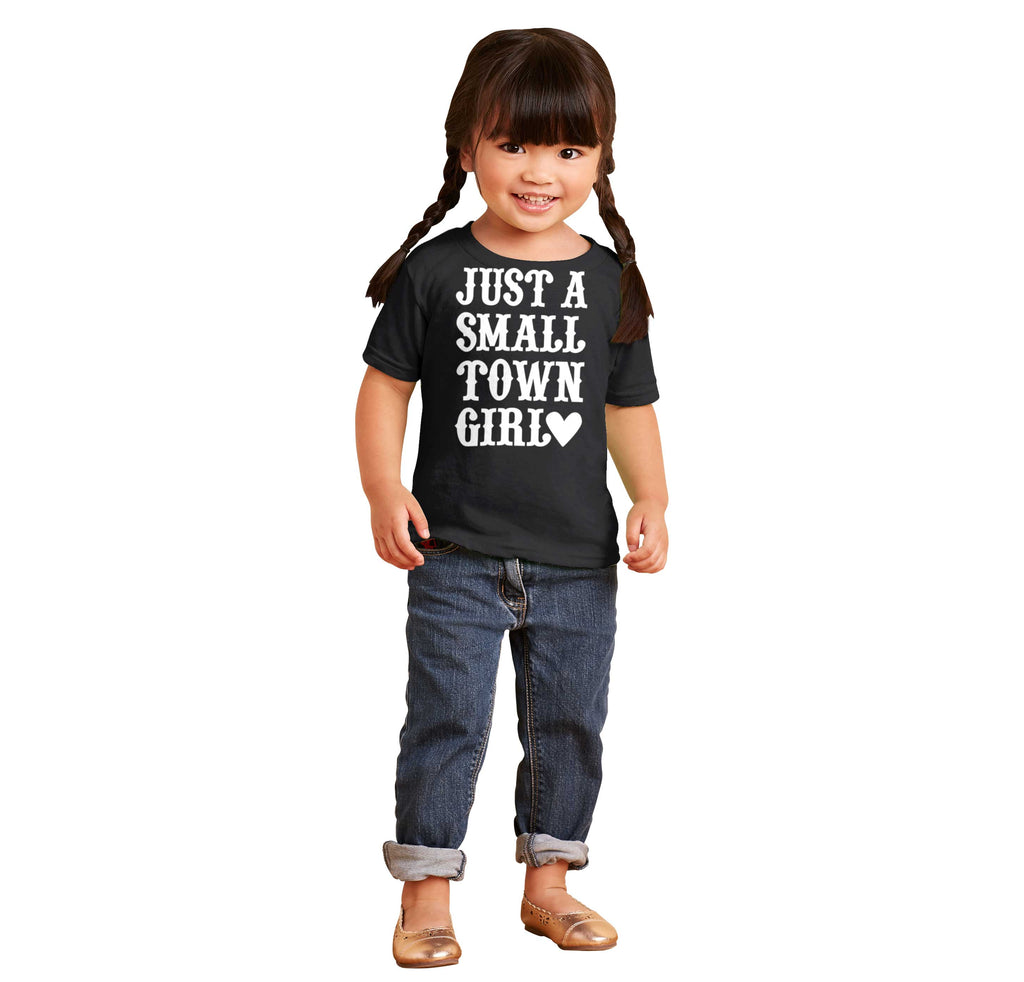 Small Town Girl Infant Toddler T Shirt-Direct To Garment Print-Brisco Baby
