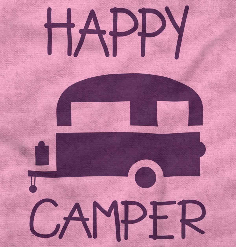 Happy Camper Infant Toddler T Shirt-Direct To Garment Print-Brisco Baby