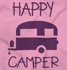 Happy Camper Infant Toddler T Shirt-Direct To Garment Print-Brisco Baby