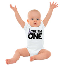 Big One Romper Bodysuit-Direct To Garment Print-Brisco Baby