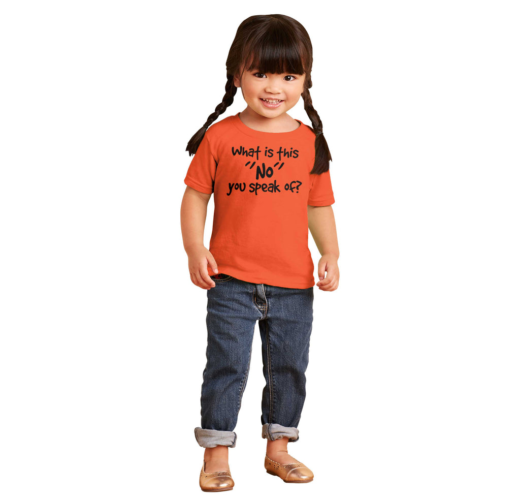 What is No Infant Toddler T Shirt-Direct To Garment Print-Brisco Baby