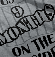 9 Months On The Inside Romper Bodysuit-Direct To Garment Print-Brisco Baby