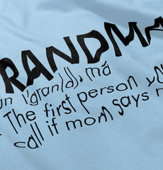 Grandma Defined Infant Baby Bib-Direct To Garment Print-Brisco Baby