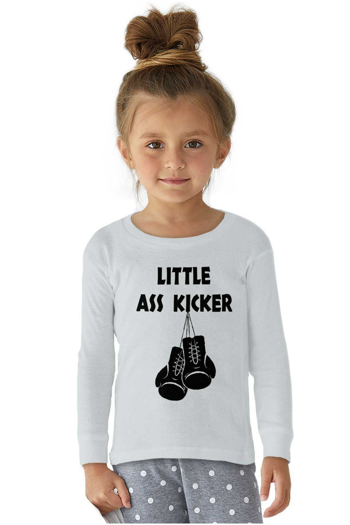 Little Ass Kicker Solid Baby Pajama Top-Direct To Garment Print-Brisco Baby