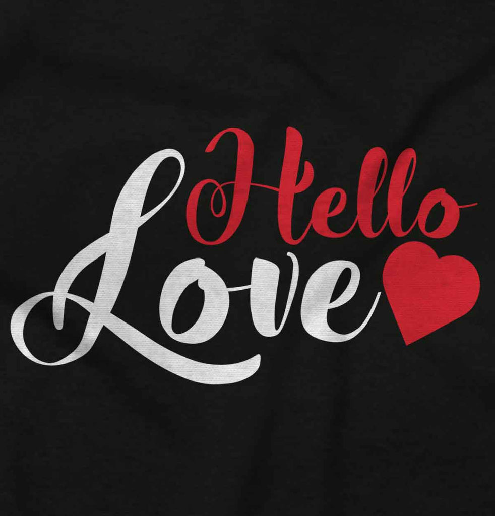 Hello Love Maternity T-Shirt-Direct To Garment Print-Brisco Baby