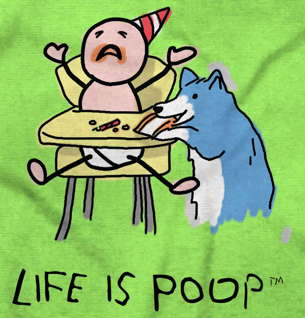 Dog Baby Food Infant Toddler T Shirt-Direct To Garment Print-Brisco Baby