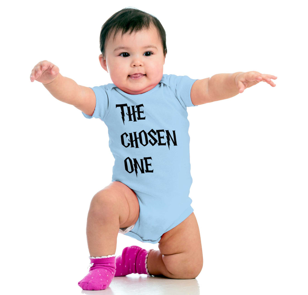 The Chosen One Romper Bodysuit-Direct To Garment Print-Brisco Baby