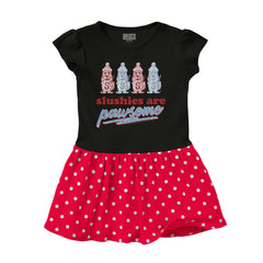 Pawsome Baby Polka Dot Skirt Dress-Direct To Garment Print-Brisco Baby