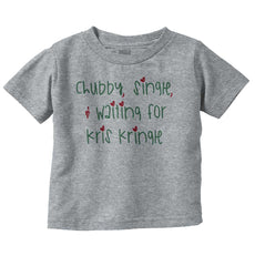 Waiting For Kris Kringle Infant Toddler T Shirt-Direct To Garment Print-Brisco Baby