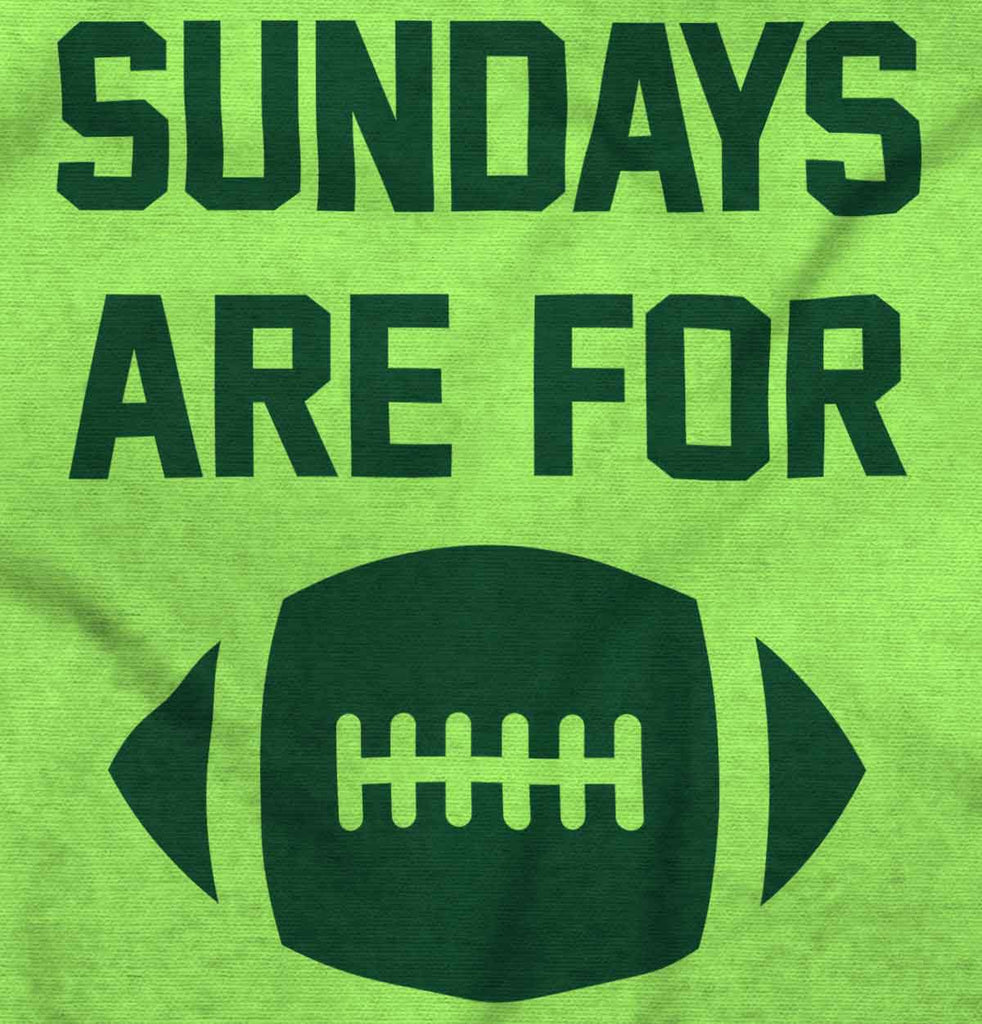 Sundays for Football Romper Bodysuit-Direct To Garment Print-Brisco Baby