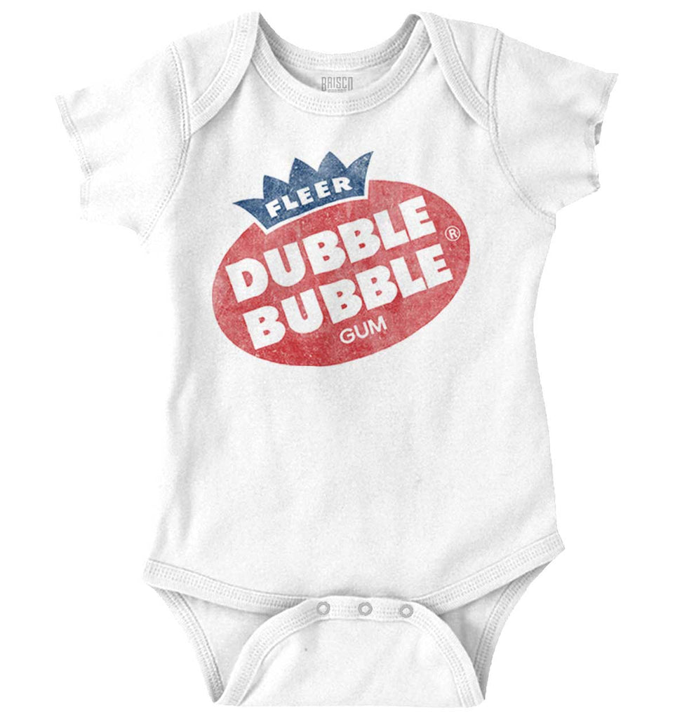 Vintage Fleer Romper Bodysuit-Direct To Garment Print-Brisco Baby