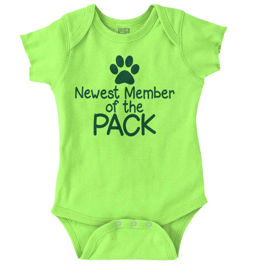 Member of the Pack Romper Bodysuit-Direct To Garment Print-Brisco Baby