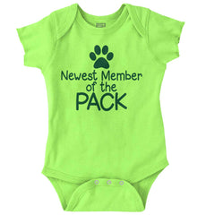 Member of the Pack Romper Bodysuit-Direct To Garment Print-Brisco Baby