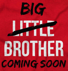 Big Brother Coming Soon Romper Bodysuit-Direct To Garment Print-Brisco Baby