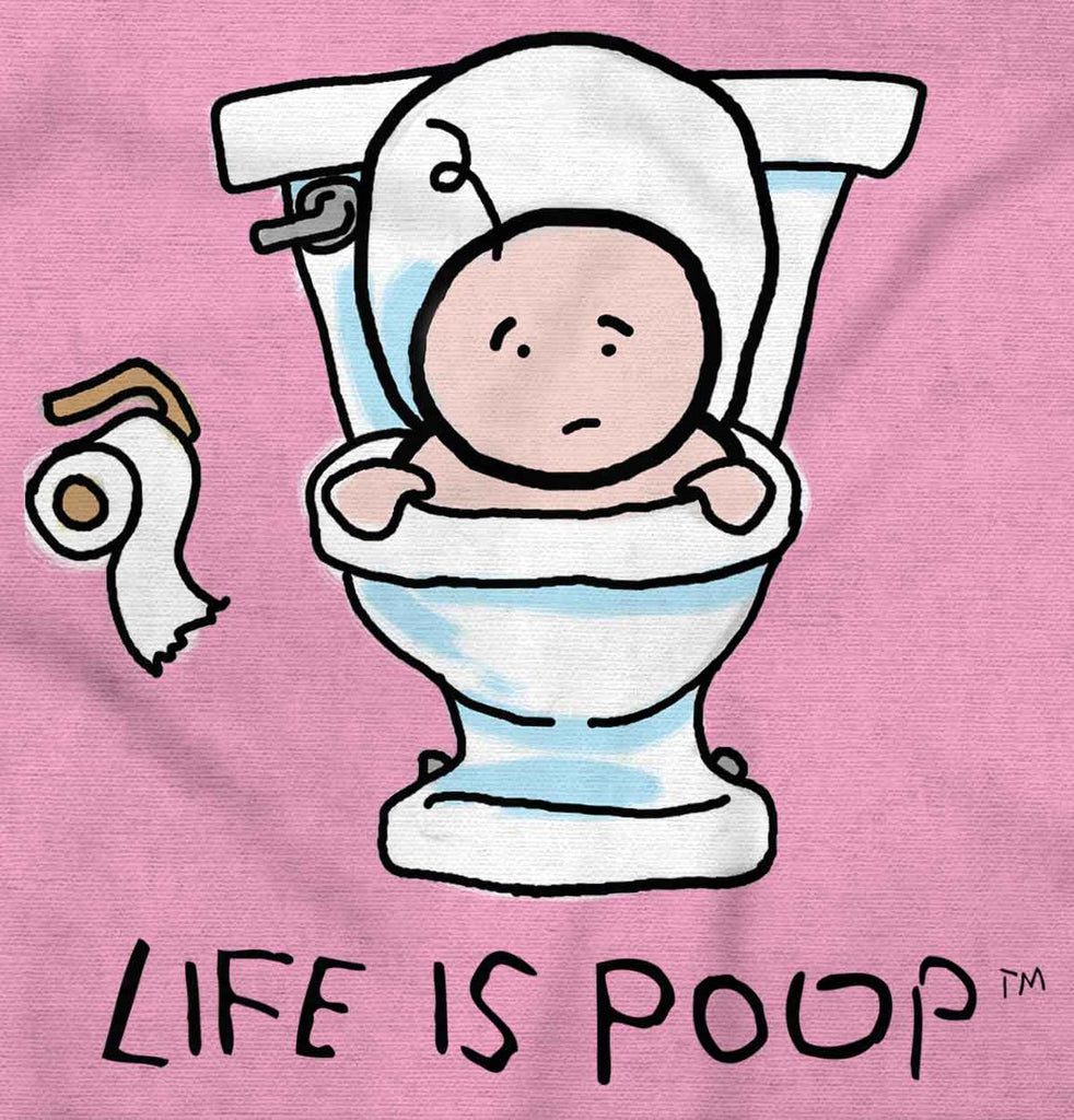 Baby Toilet Infant Toddler T Shirt-Direct To Garment Print-Brisco Baby