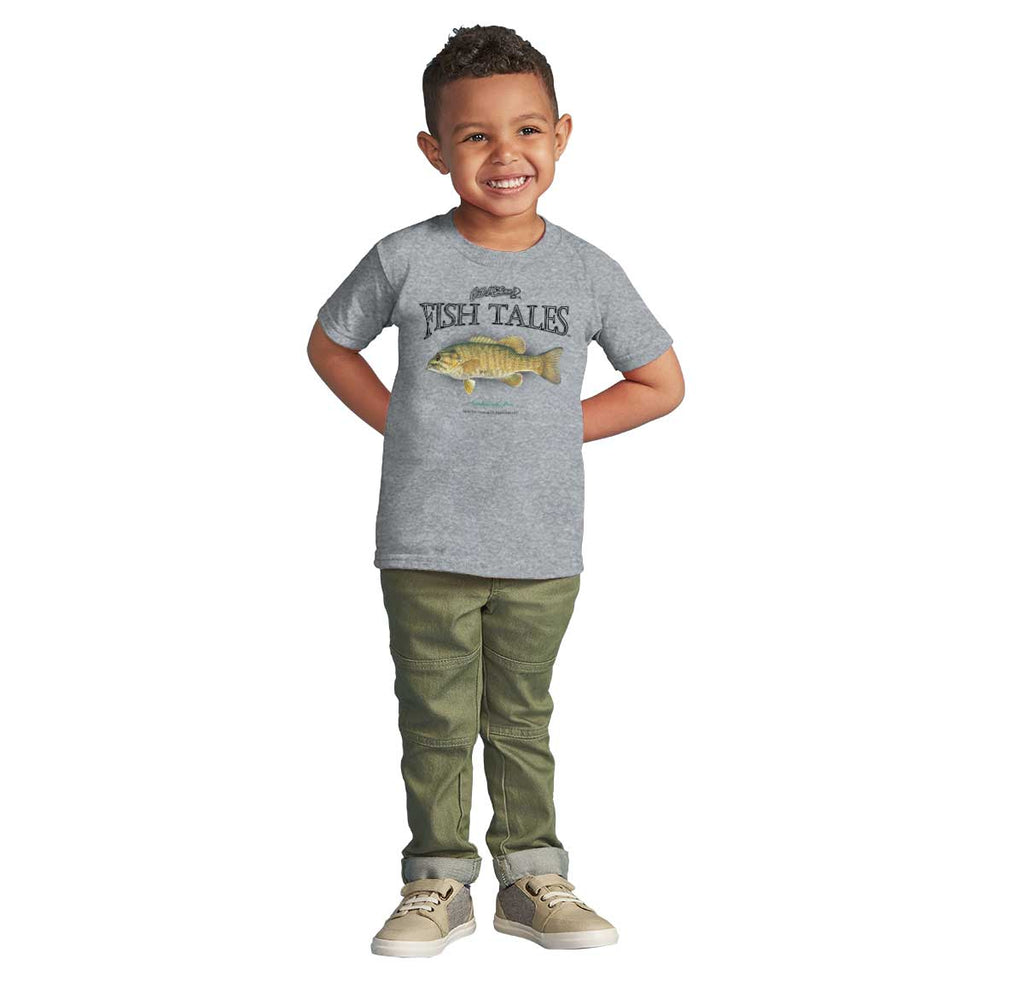Smallmouth Bass Infant Toddler T Shirt-Direct To Garment Print-Brisco Baby