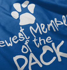 Member of the Pack Solid Baby Pajama Top-Direct To Garment Print-Brisco Baby