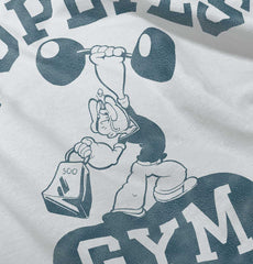 Popeye's Gym Toddler Baseball-Direct To Garment Print-Brisco Baby