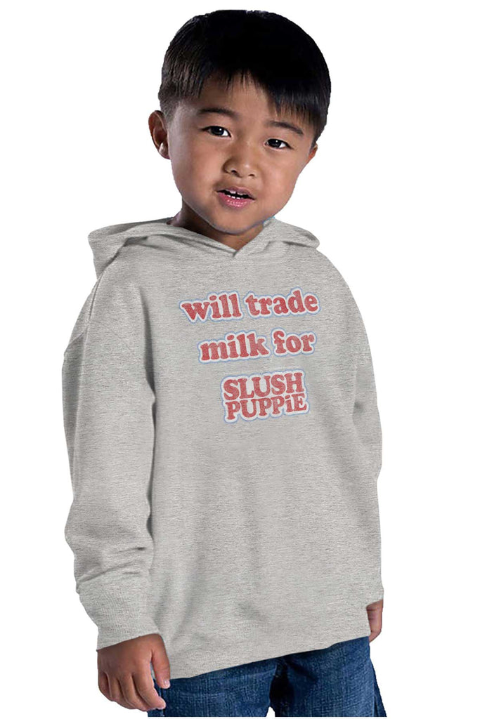 Milk For Slush Puppie Toddler Pullover Hoodie-Direct To Garment Print-Brisco Baby
