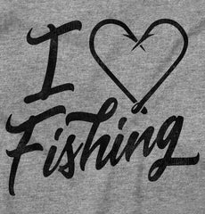 I Love Fishing Football Bodysuit-Direct To Garment Print-Brisco Baby
