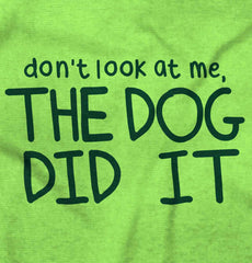 Dog Did It Romper Bodysuit-Direct To Garment Print-Brisco Baby