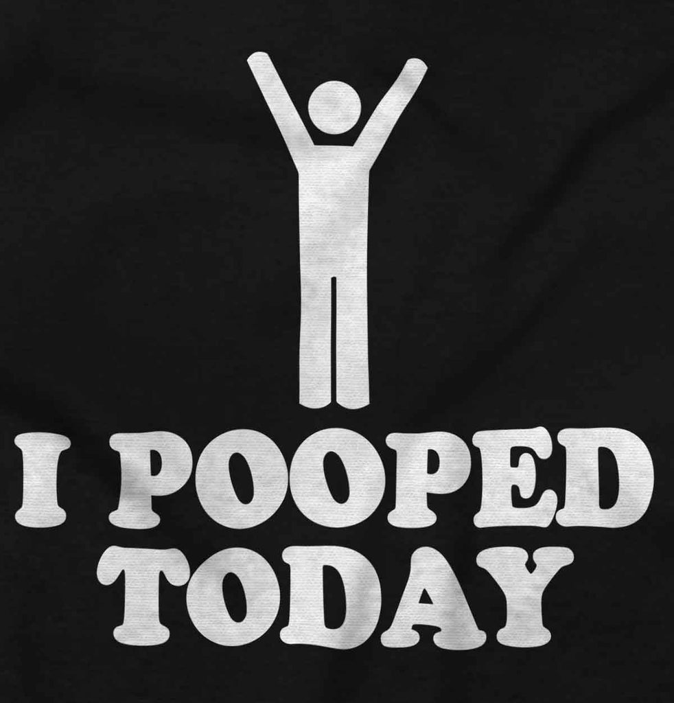 I Pooped Today Infant Baby Bib-Direct To Garment Print-Brisco Baby