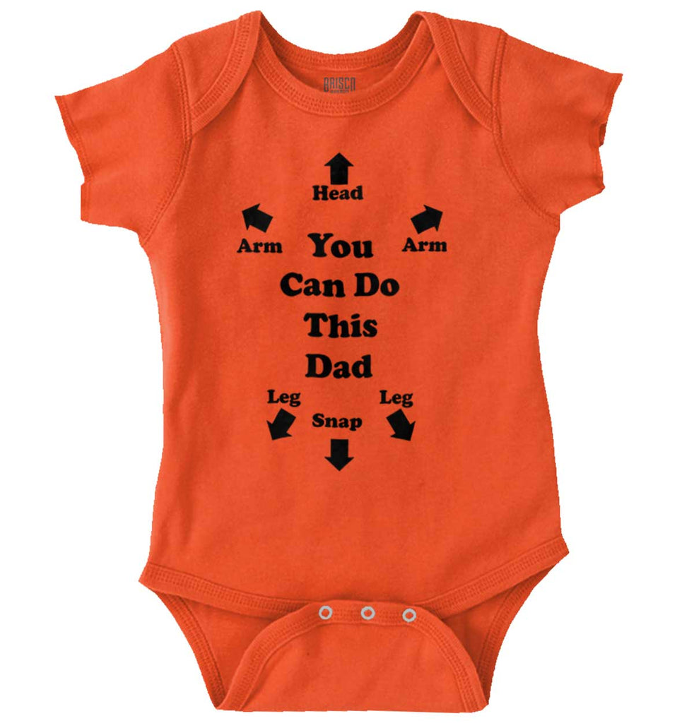 You Can Do This Romper Bodysuit-Direct To Garment Print-Brisco Baby