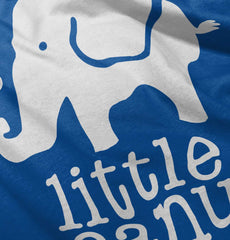 Elephant Peanut Ringer Romper Bodysuit-Direct To Garment Print-Brisco Baby