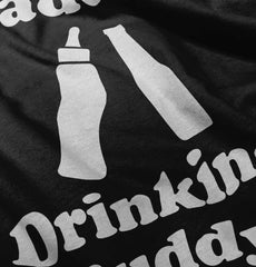 Drinking Buddy Raglan Romper Bodysuit-Direct To Garment Print-Brisco Baby