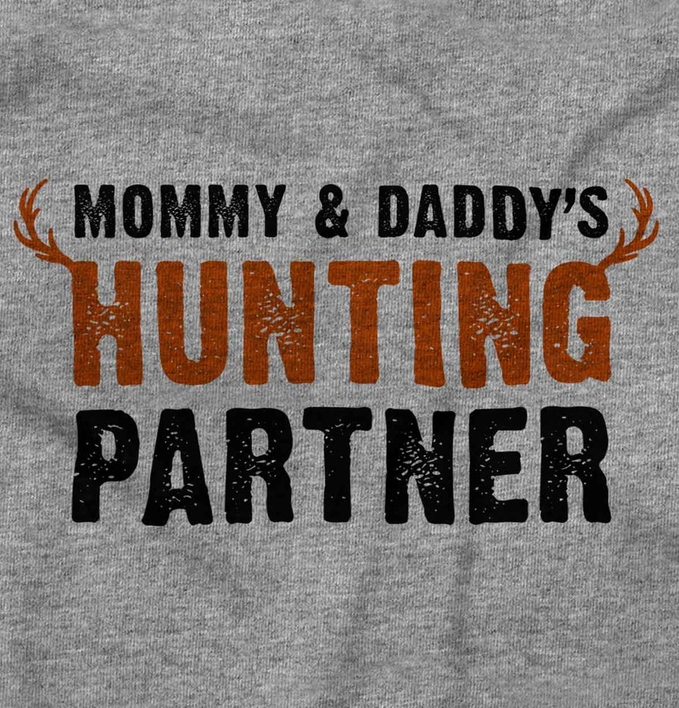 Parents Hunting Partner Infant Toddler T Shirt-Direct To Garment Print-Brisco Baby