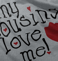 Cousins Love Me Solid Baby Pajama Top-Direct To Garment Print-Brisco Baby