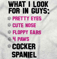 Cocker Spaniel List Romper Bodysuit-Direct To Garment Print-Brisco Baby