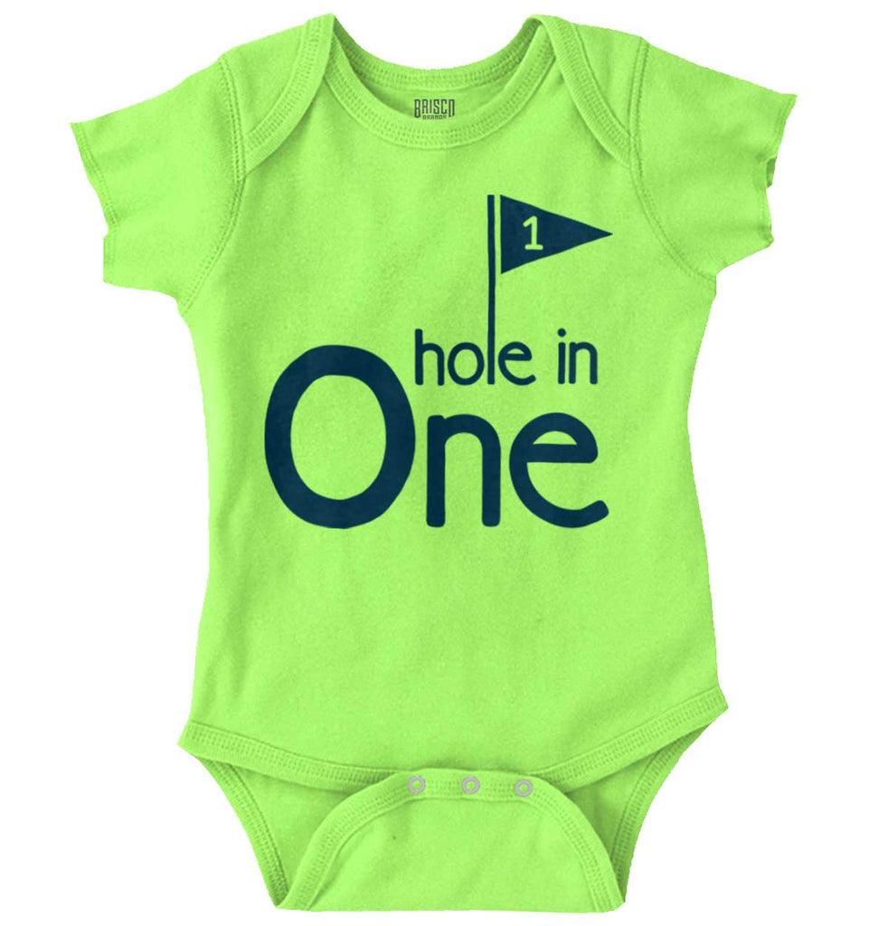 Hole In One Romper Bodysuit-Direct To Garment Print-Brisco Baby