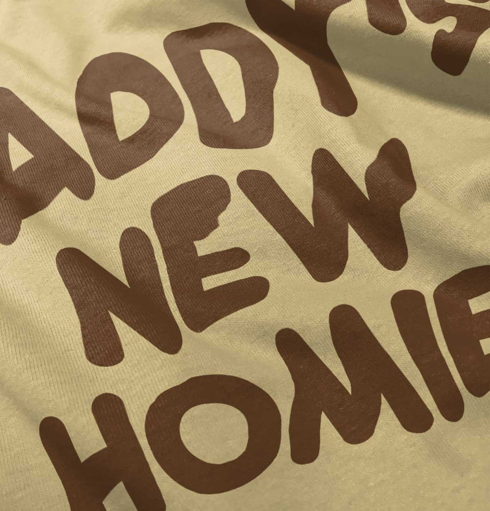 Daddy's New Homie Romper Bodysuit-Direct To Garment Print-Brisco Baby