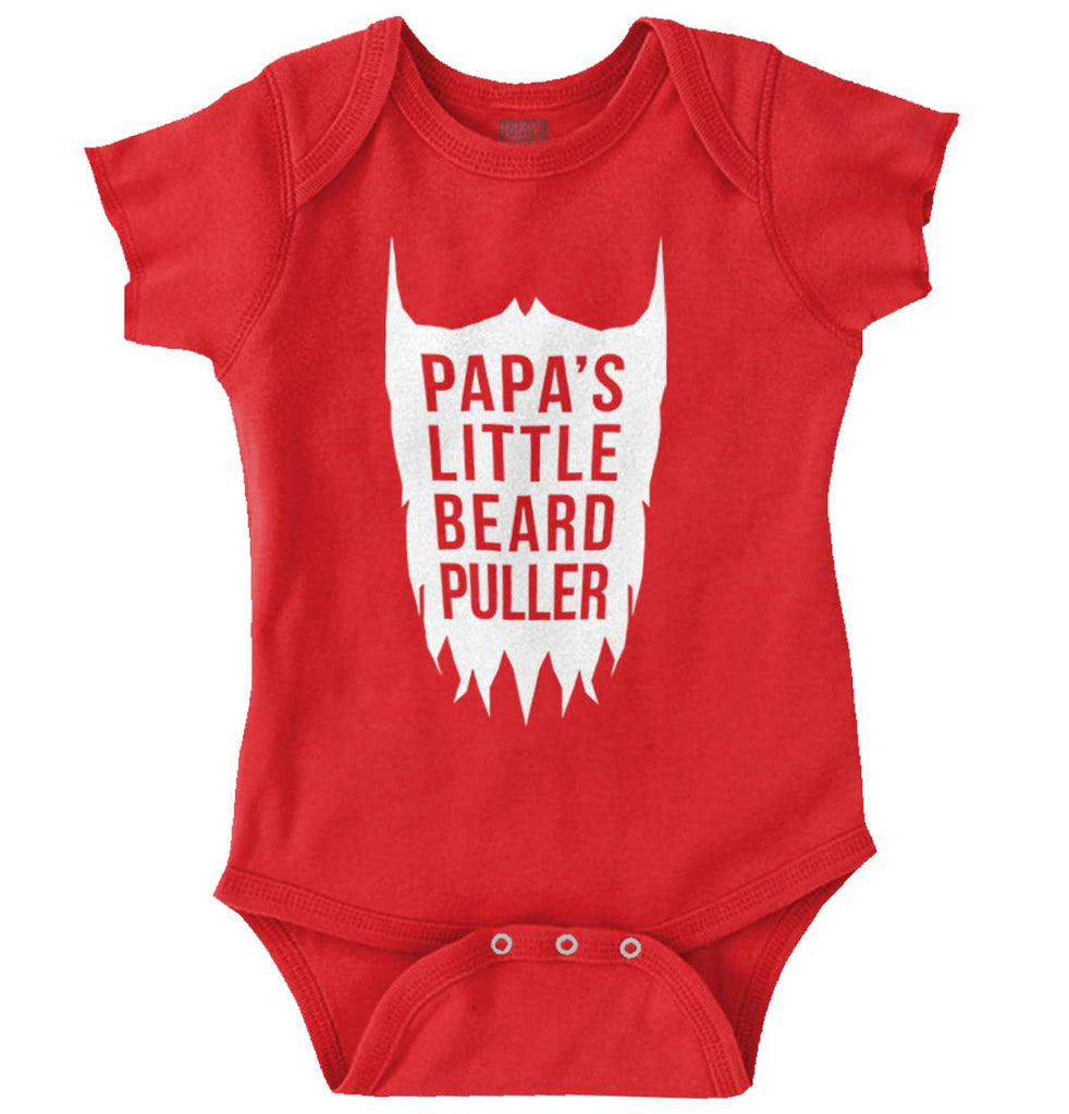 Papa's Little Bread Puller Romper Bodysuit-Direct To Garment Print-Brisco Baby