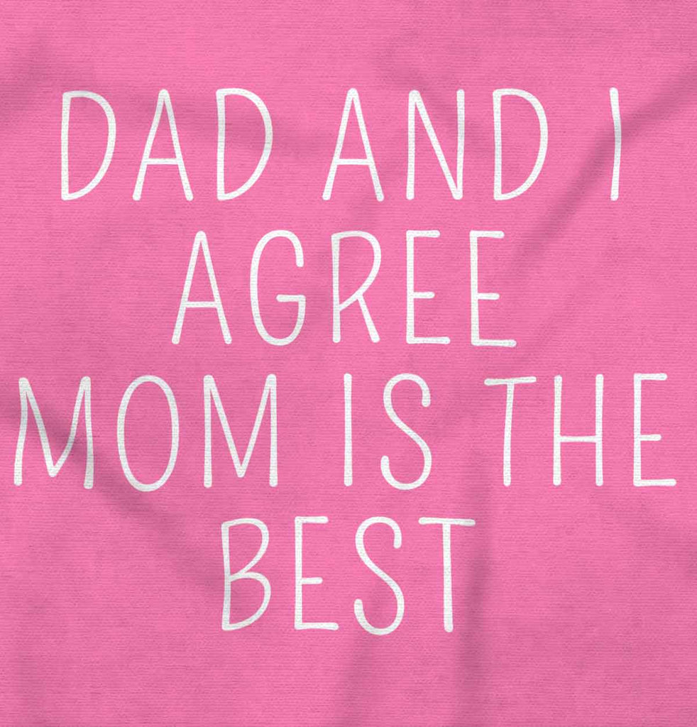 Mom Is Best Baby Polka Dot Skirt Dress-Direct To Garment Print-Brisco Baby