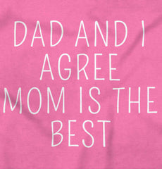 Mom Is Best Baby Polka Dot Skirt Dress-Direct To Garment Print-Brisco Baby