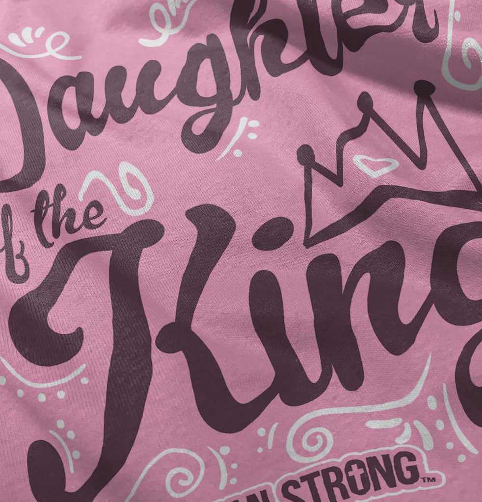 Daughter Of The King Toddler Baseball-Direct To Garment Print-Brisco Baby