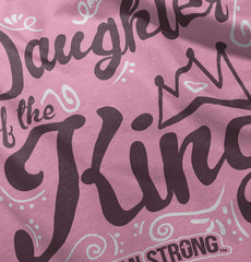Daughter Of The King Toddler Baseball-Direct To Garment Print-Brisco Baby
