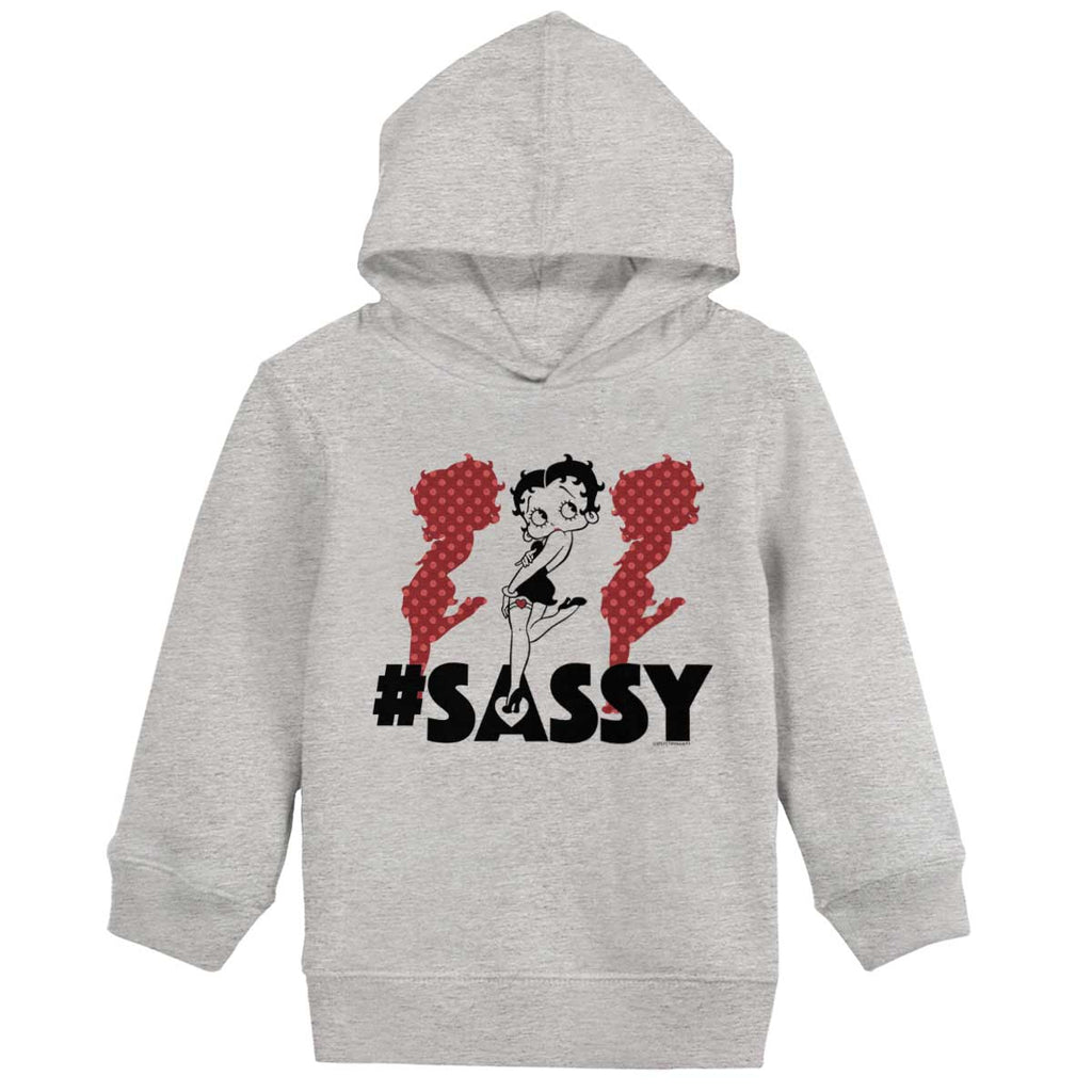 Sassy Toddler Pullover Hoodie-Direct To Garment Print-Brisco Baby